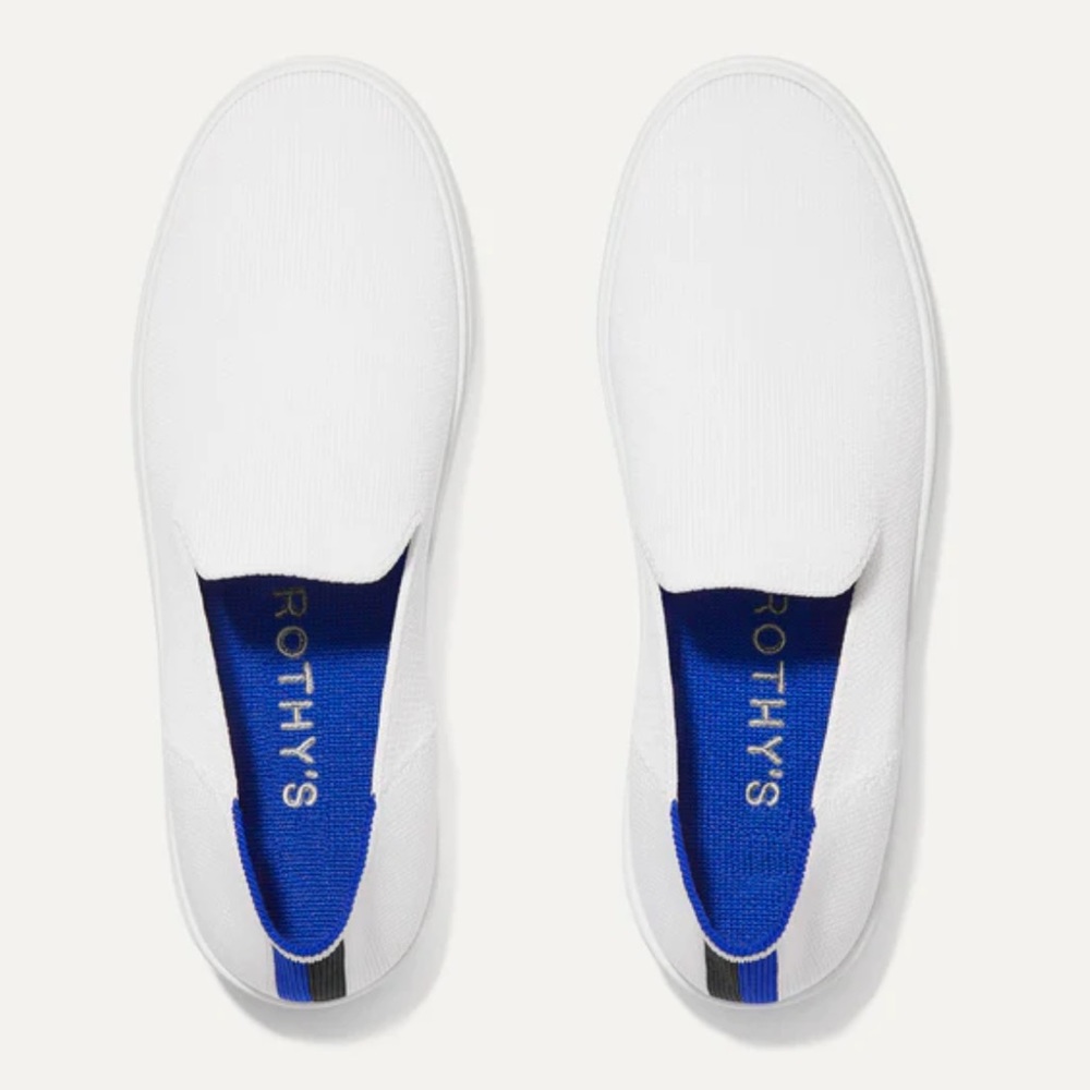 Rothy’s The Slip On Sneaker in White